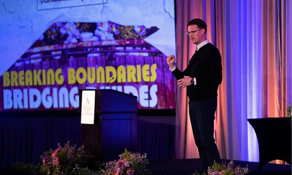 Ryan Avery presenting