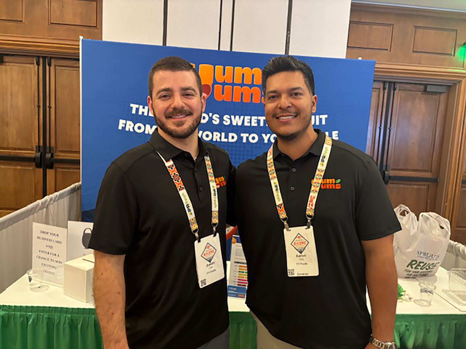 Justin Leis and Aaron Ortiz of YY Fruit.