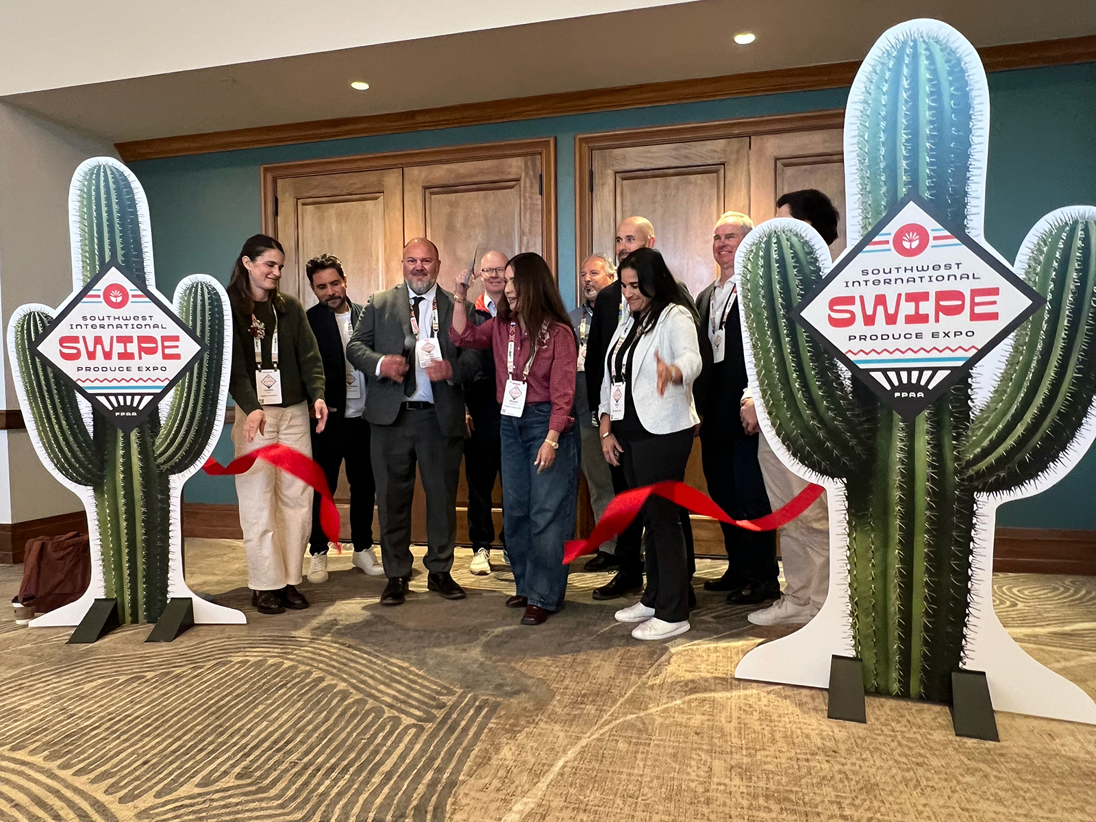 FPAA officials cut the ribbon to open the 2026 SWIPE, held Jan. 22-24 in Tucson, AZ.