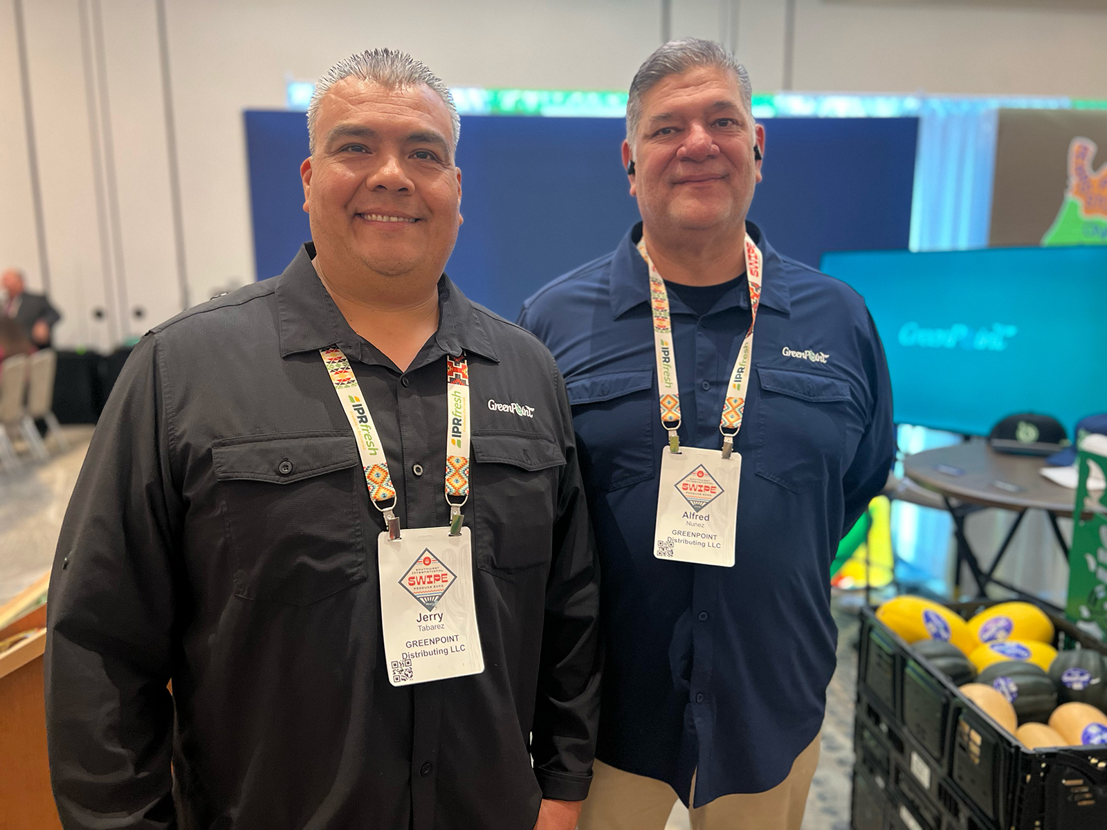 Jerry Tabarez and Alfred Nuñez of GreenPoint Distributing.