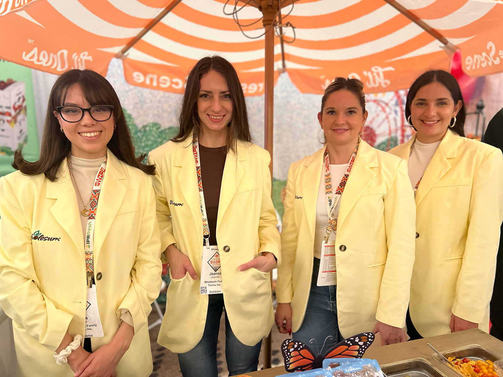 Sylvia Wallace, Joanna Jaramillo, Kristina Federico-Luna and Carolina Crisantes of Wholesum.