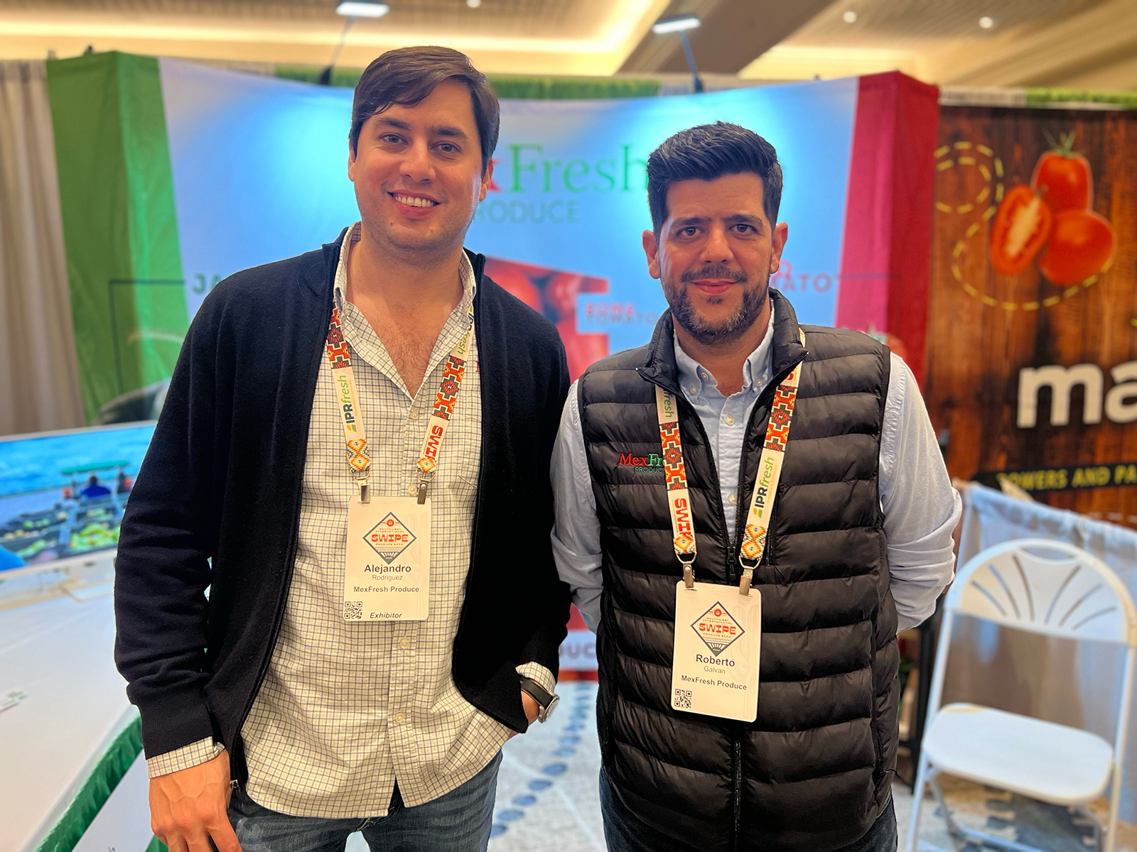 Alejandro Rodriguez and Roberto Galvan of MexFresh Produce.