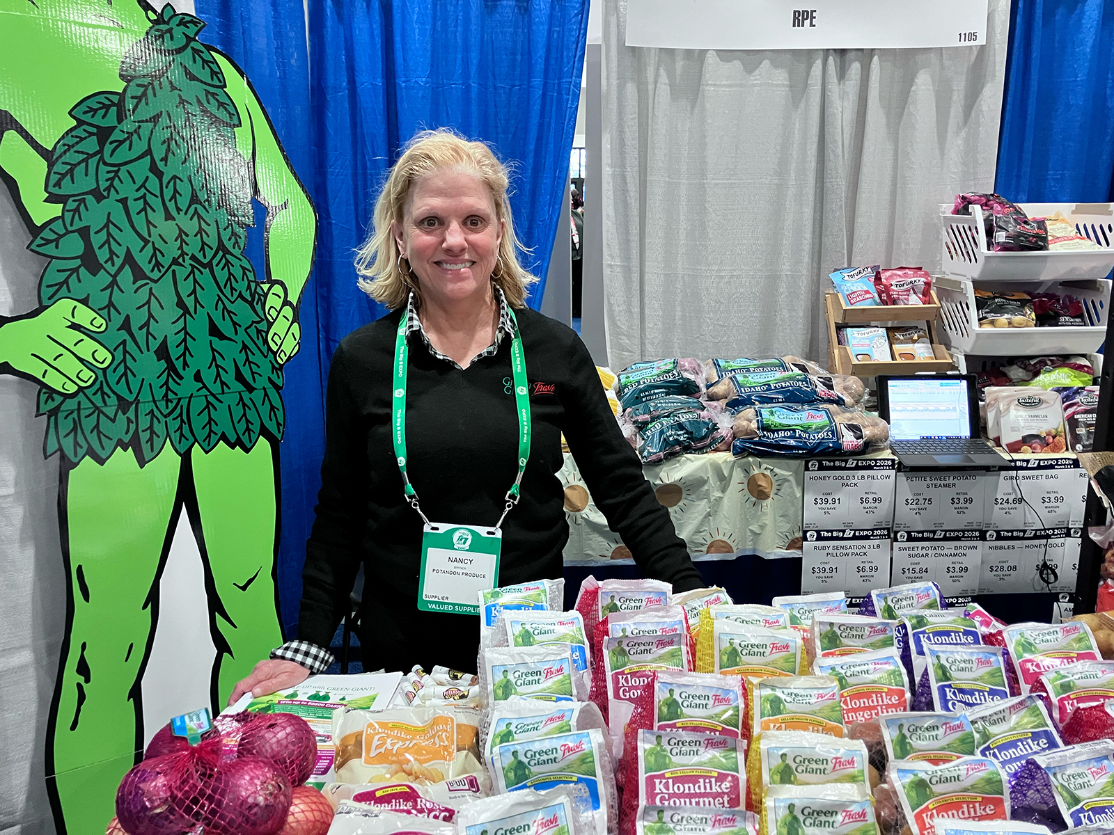 Nancy Bryner of Potandon Produce. 