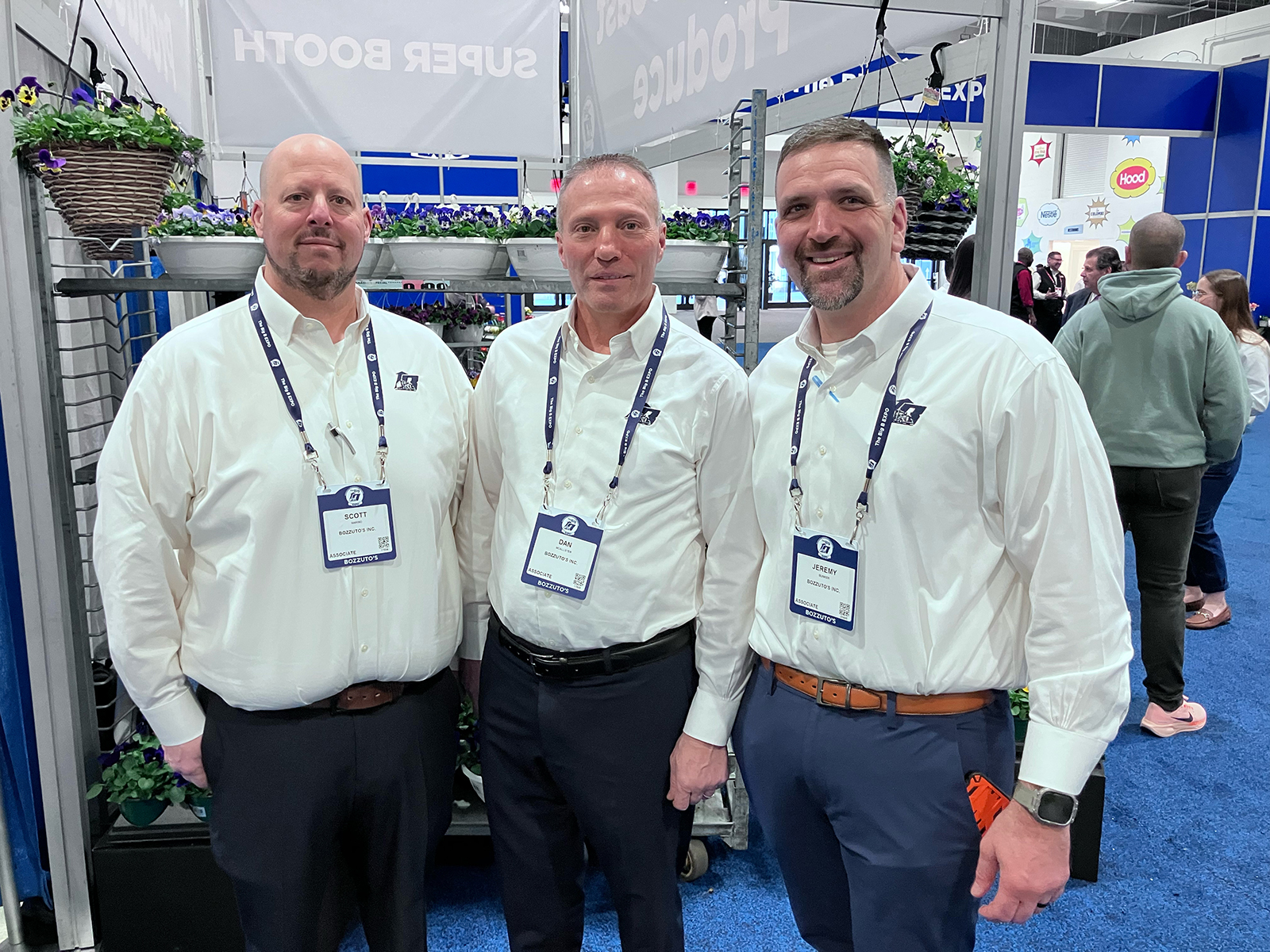 Scott Marino, Dan McAllister and Jeremy Bunker of Bozzuto’s. 