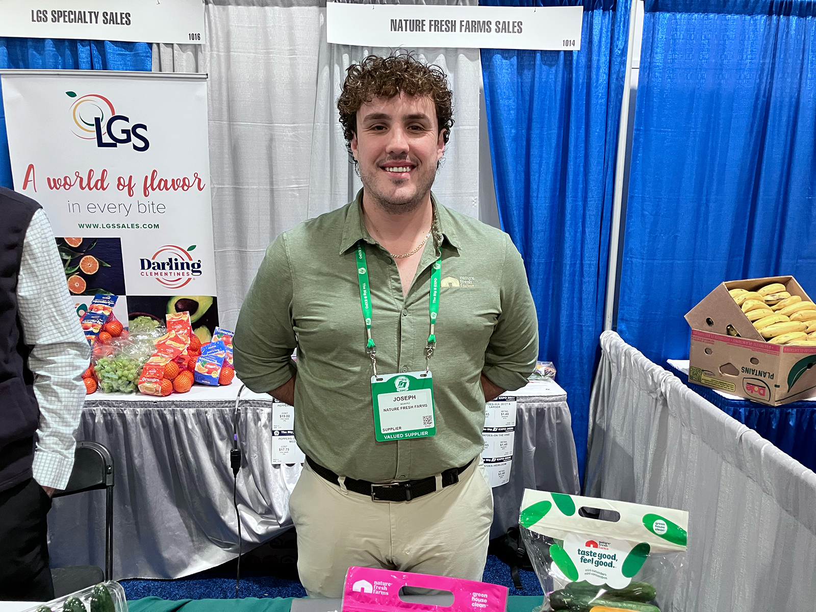 Joseph Moavro of Nature Fresh Farms. 