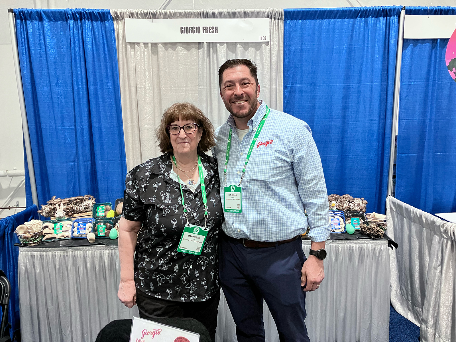 Marybeth March and Nicholas Leonard of Giorgio Fresh. 