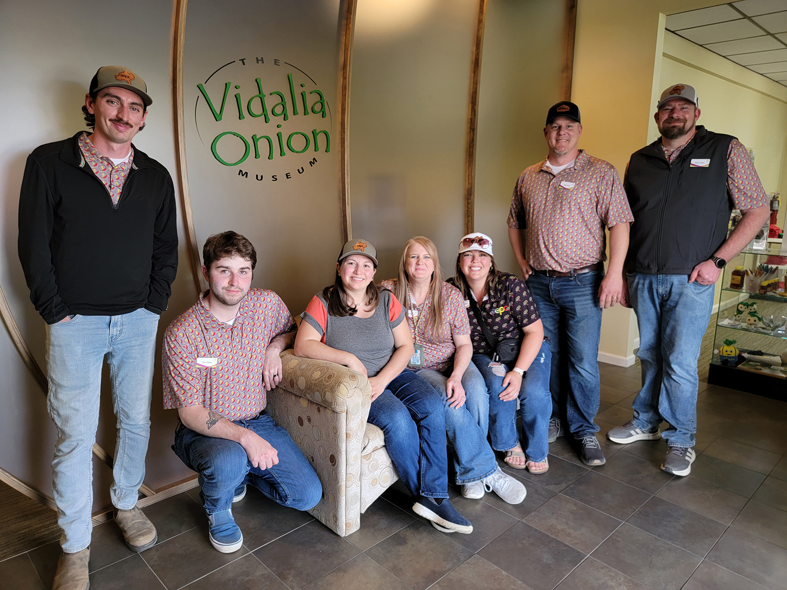 During some down time, some members of the class toured the Vidalia Onion Museum.