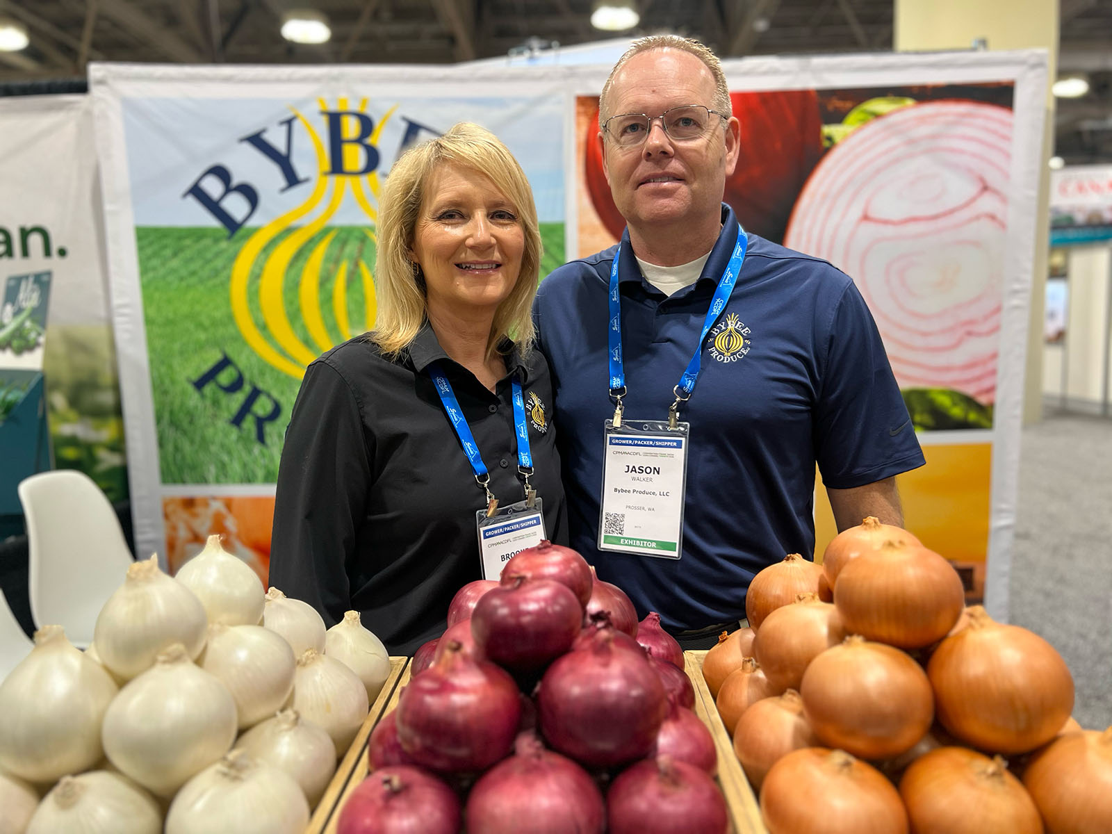 Brooke and Jason Walker of Bybee Produce.