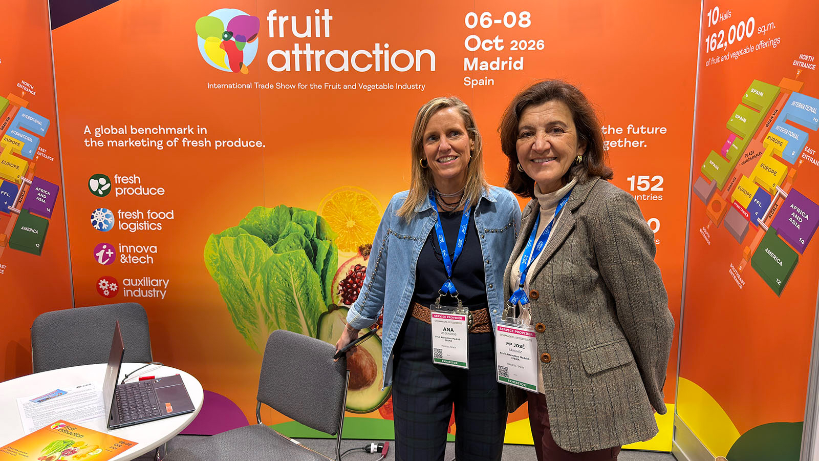 Ana De Quadros and María Jose Sanchez of Fruit Attraction.