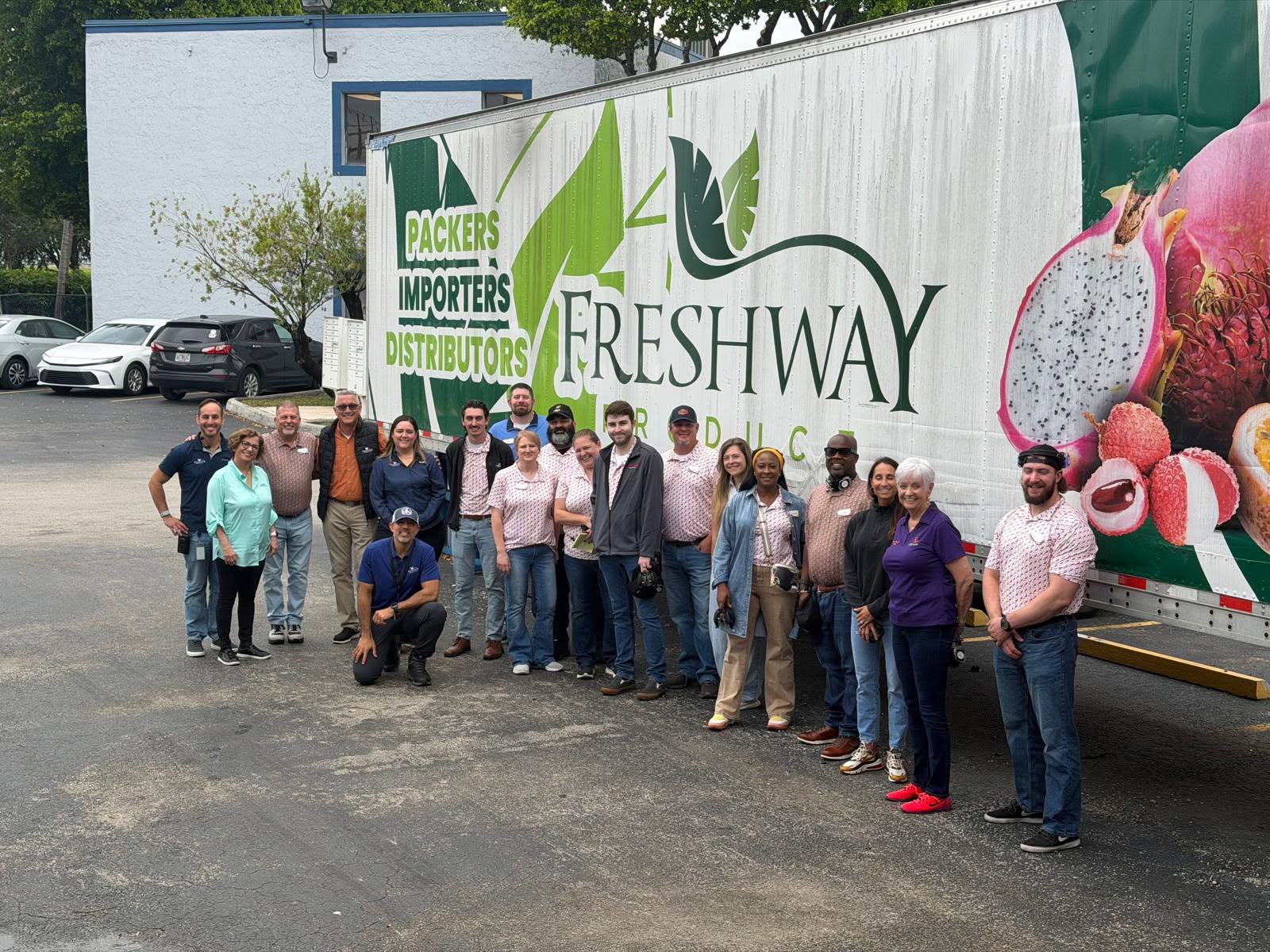 The group at Fresh Way. 