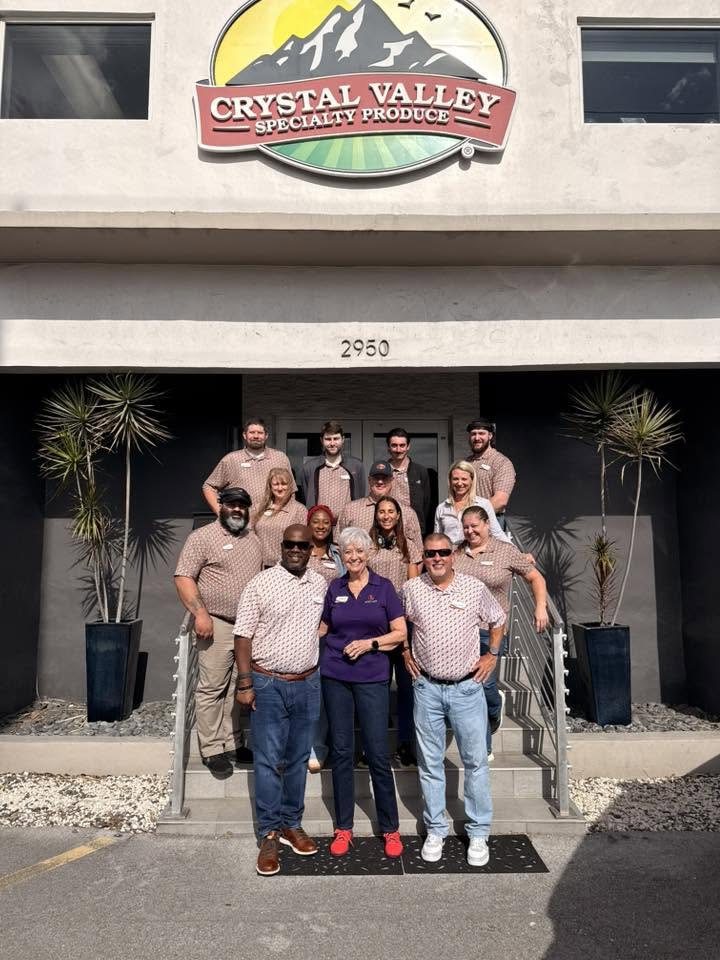 The group at Crystal Valley. 