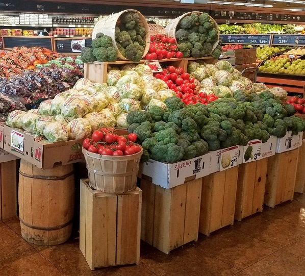Broccoli display